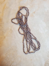 Load image into Gallery viewer, Handmade Knotted Crystal Necklaces- 60 in
