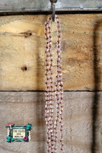 Load image into Gallery viewer, Handmade Knotted Crystal Necklaces- 60 in
