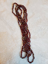 Load image into Gallery viewer, Handmade Knotted Crystal Necklaces- 60 in
